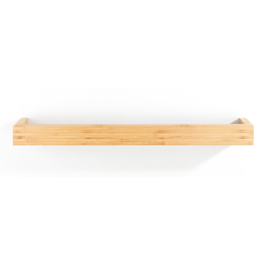 WENKO 24742100 - BAMBUSA Towel Rail 60 x 9 cm, Brown