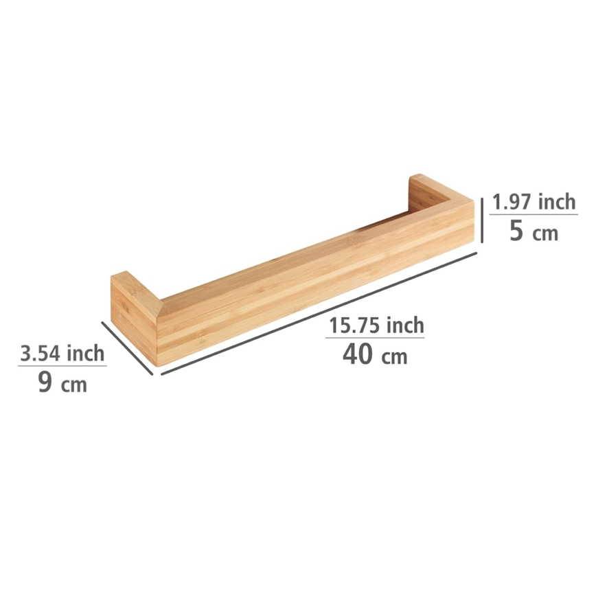 WENKO 24743100 - BAMBUSA Stand 40x9 cm Brown