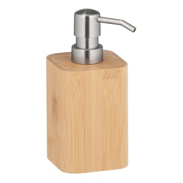 WENKO 24747100 - BAMBUSA Soap Dispenser 9.3 x 16.5 cm Brown