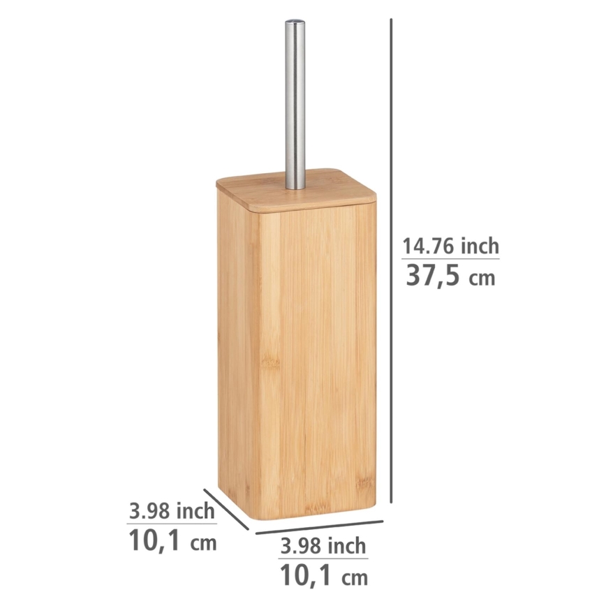 WENKO 24748100 - BAMBUSA toilet brush 10x37,5 cm brown