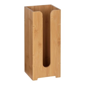 WENKO 24749100 - BAMBUSA Toilet Paper Holder 15 x 35.5 cm, Brown