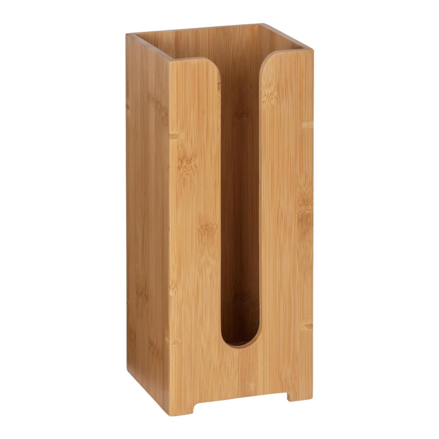 WENKO 24749100 - BAMBUSA Toilet Paper Holder 15 x 35.5 cm, Brown