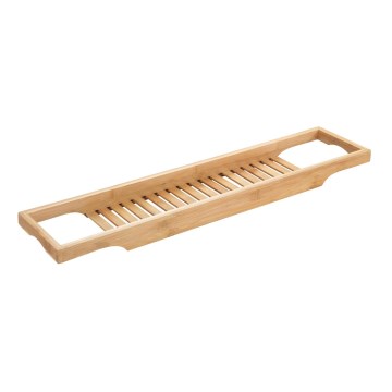 WENKO 24750100 - BAMBUSA Bathtub Shelf 70x16 cm Brown