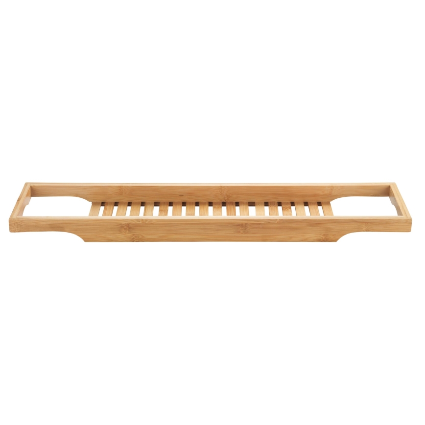 WENKO 24750100 - BAMBUSA Bathtub Shelf 70x16 cm Brown