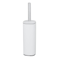 WENKO 24776100 - ALASSIO Toilet Brush 9.3 x 39.2 cm Stainless Steel/White