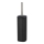WENKO 24778100 - ALASSIO Toilet Brush 9.3 x 39.2 cm Stainless Steel/Black