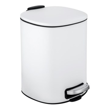WENKO 24779100 - ALASSIO Bin 20,5x27 cm white/black