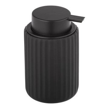 WENKO 24804100 - BELLUNO Soap Dispenser 8 x 13.5 cm, Black