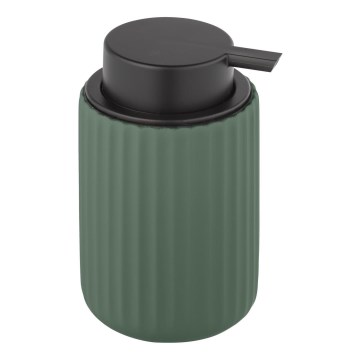WENKO 24807100 - Soap dispenser BELLUNO 8x13,5 cm green/black