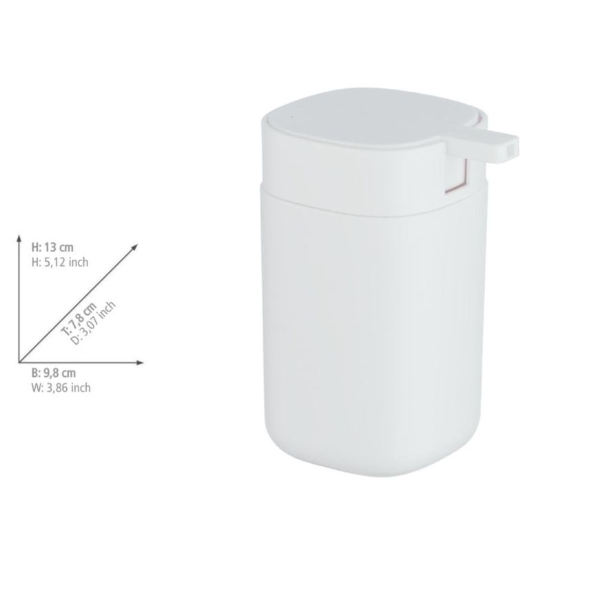 WENKO 24829100 - DAVOS 350 ml Soap Dispenser, White