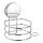 WENKO 24857100-STATIC-LOC Hairdryer Holder + OSIMO 14x13 cm Polished Chrome