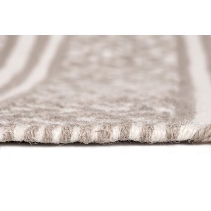 WENKO 24868100-Bath Mat SHAKI 50x80 cm beige/white