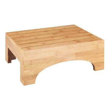 WENKO 24870100 - BAMBUSA Stool 40x30 cm brown