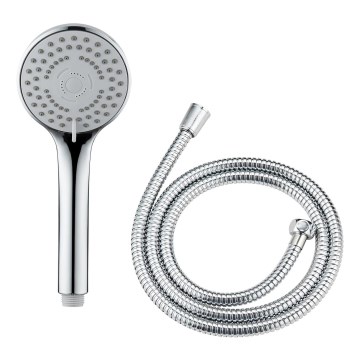 WENKO 24918100 - BASIC LINE Shower Head 9.5 x 9.5 cm, Glossy Chrome/Silver