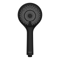 WENKO 24924100 - Shower head WATERSAVING SYSTEM 11x11 cm black