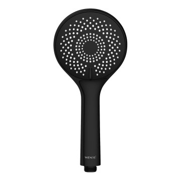 WENKO 24924100 - Shower head WATERSAVING SYSTEM 11x11 cm black