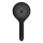 WENKO 24925100 - Water-Saving Shower Head Ø 12 cm, Black