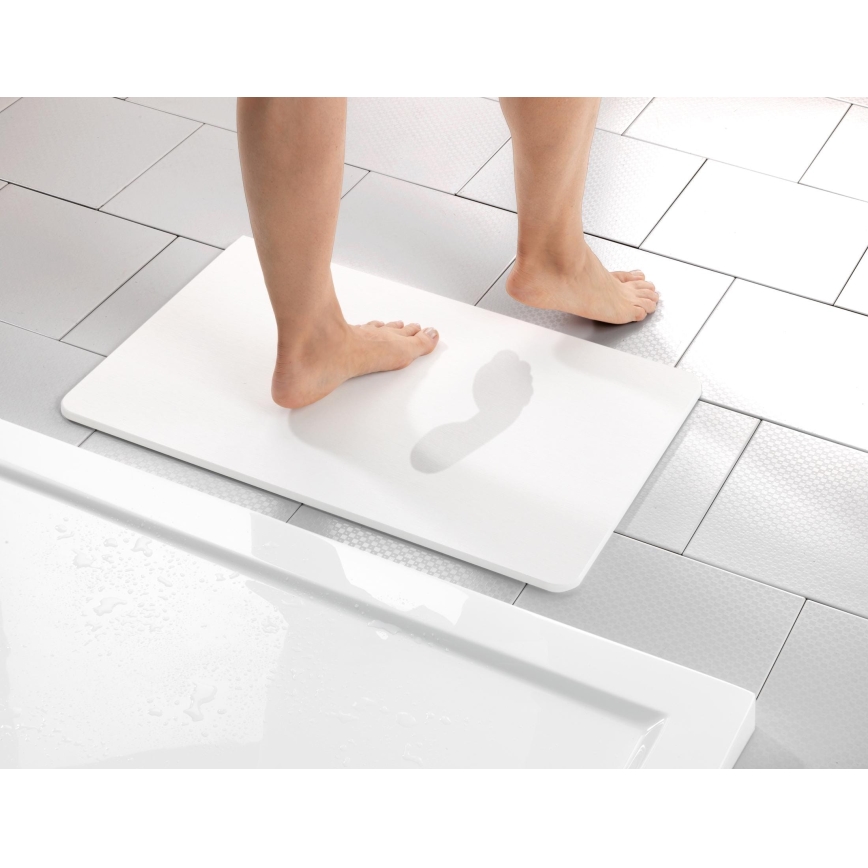 WENKO 24935100-SIMI Mat 39x60 cm White