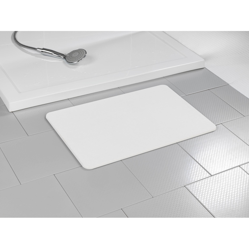 WENKO 24935100-SIMI Mat 39x60 cm White