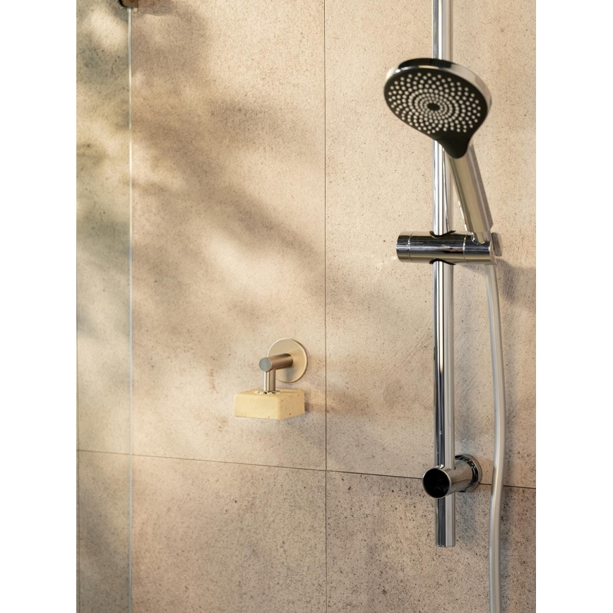 WENKO 24971100-Soap holder TURBO-LOC 4,5x7 cm silver