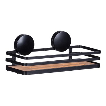 WENKO 24979800-ALBA Shelf 26,5x12,5 cm Black/Brown
