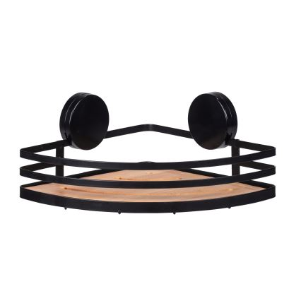 WENKO 24980800-ALBA Shelf 27,3x21 cm Black/Brown