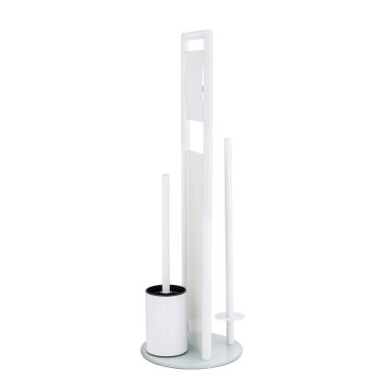 WENKO 24983800 - RAVINA Toilet Set 20 x 70 cm stainless steel/white