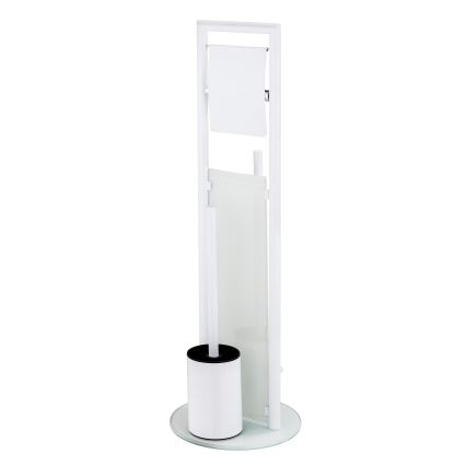 WENKO 24983800 - RAVINA Toilet Set 20 x 70 cm stainless steel/white