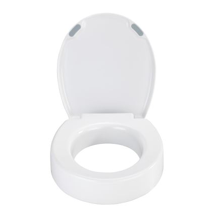 WENKO 25005100-SECURA Toilet Seat 37x44 cm White/Grey