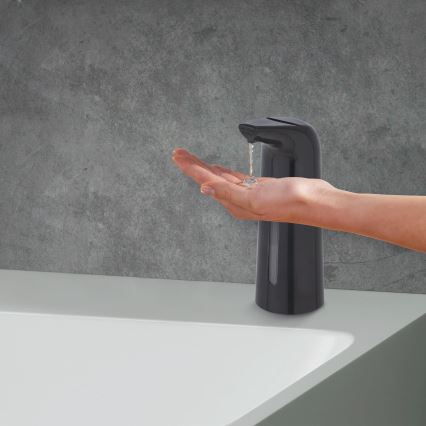 WENKO 25097100-Soap Dispenser LARINO 9x21,5 cm black