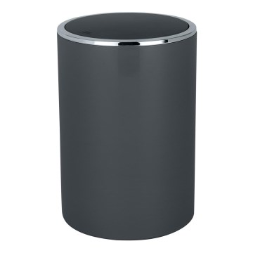 WENKO 25146100 - INCA Bin 18.5 x 25.5 cm anthracite/polished chrome
