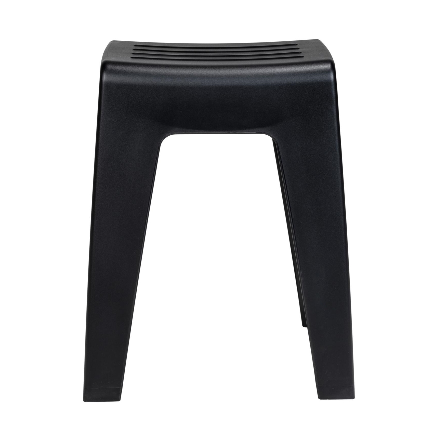 WENKO 25156100 - KUMBA Stool, 38 x 47 cm, Black