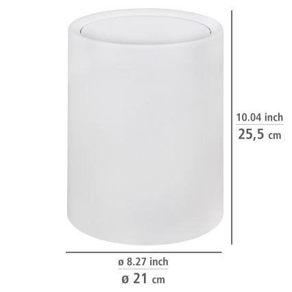 WENKO 25209100 - ATRI Basket 21 x 25.5 cm, White