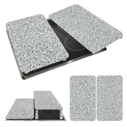 WENKO 2521120500 - Cover plate (Abdeckplatte) - Neutral 30 x 52 cm, Granite/Multicolored