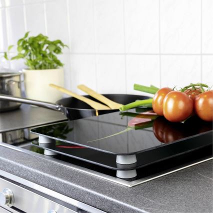 WENKO 2521380100 - Cooktop cover 30x52 cm multicoloured/grey/transparent