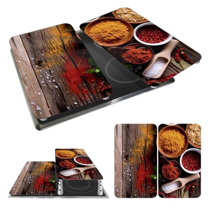WENKO 2521467100 - Board Cover 30x52 cm multicolored/gray/transparent