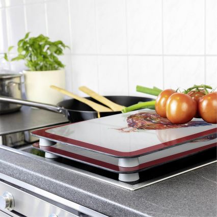 WENKO 2521471500 - Cover Plate ABDECKPLATTE - GRAFIK 30x52 cm multicolored