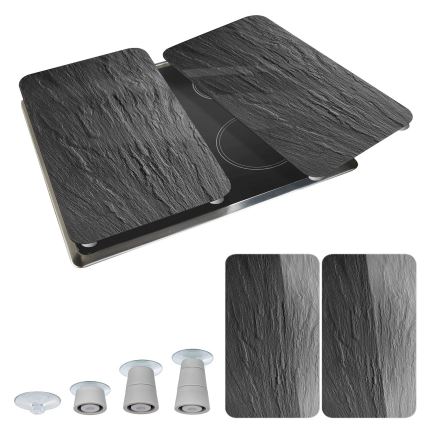 WENKO 2521480100 - 30 x 52 cm Cover Panel, Multicolored/Gray/Transparent