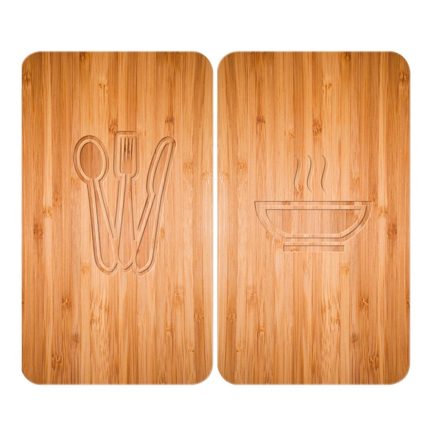 WENKO 2521497100 - Stovetop cover 52x30 cm multicolored/gray/clear