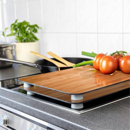 WENKO 2521497100 - Stovetop cover 52x30 cm multicolored/gray/clear
