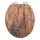 WENKO 25226100-WC RUSTIC toilet seat 35.5 x 42.5 cm brown/silver