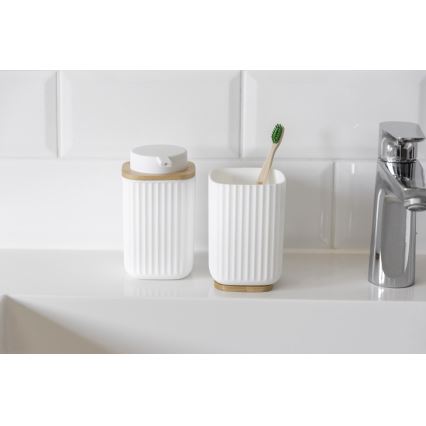 WENKO 25293100 - ROTELLO Cup 8.5 x 11 cm, White/Brown