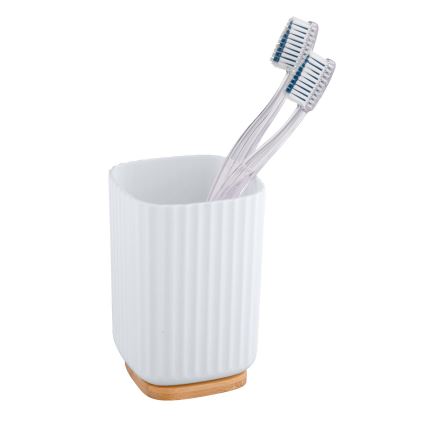 WENKO 25293100 - ROTELLO Cup 8.5 x 11 cm, White/Brown