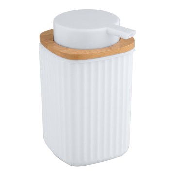 WENKO 25294100 - ROTELLO Soap Dispenser 8.9 x 12.7 cm White/Brown