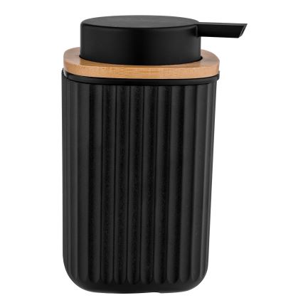 WENKO 25298100 - ROTELLO soap dispenser 8,9x12,7 cm black/brown