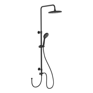 WENKO 25311100 - WATERSAVING SYSTEM 120 cm Shower Set, Black