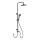 WENKO 25311100 - WATERSAVING SYSTEM 120 cm Shower Set, Black