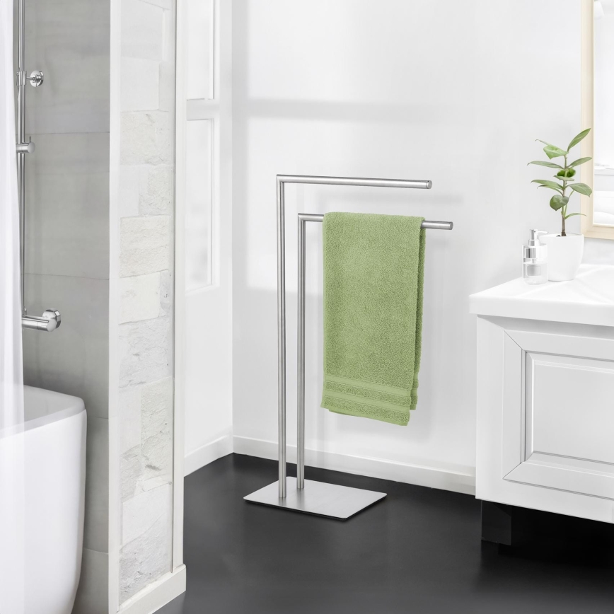 WENKO 25379100 - RECCO Towel Rack 48x80,5 cm satin