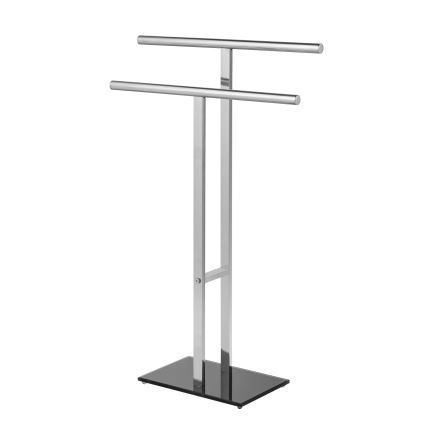 WENKO 25389100 - LAVA towel stand 50 x 81.5 cm stainless steel/silver/black