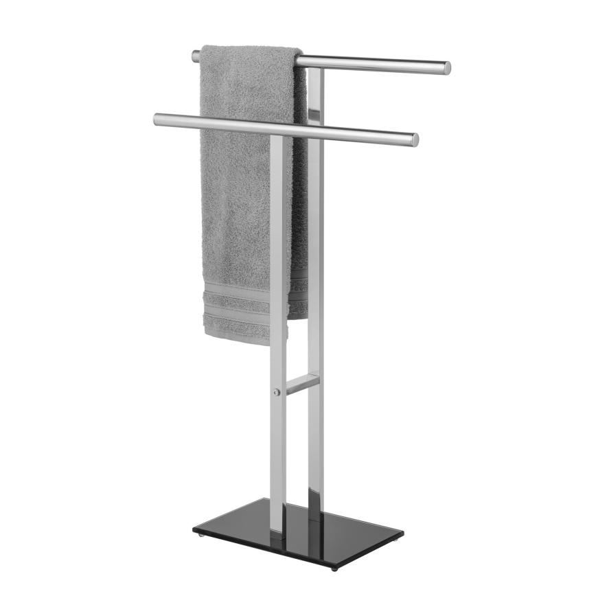 WENKO 25389100 - LAVA towel stand 50 x 81.5 cm stainless steel/silver/black